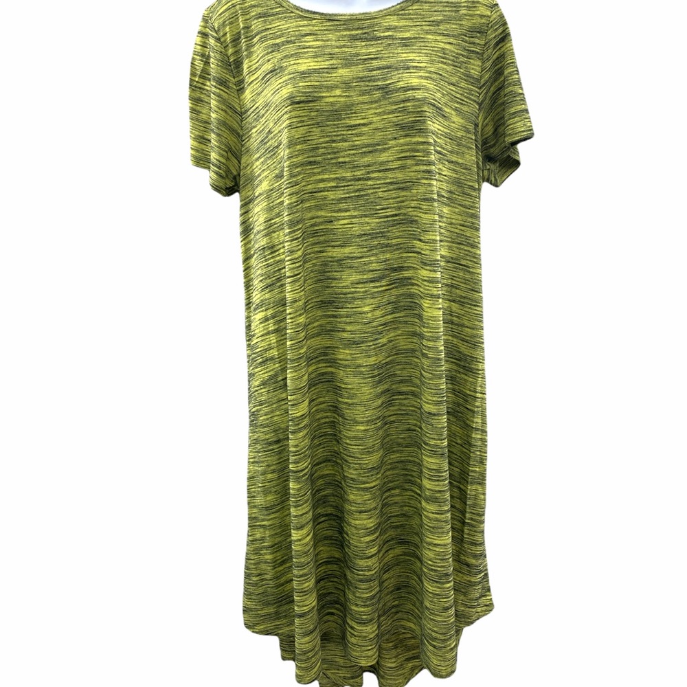LuLaRoe Green Carly Dress Large